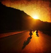 pic of group  - Motorcycle ride - JPG 
