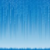stock photo of matrix  - Abstract binary code background of Matrix style - JPG 