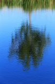 image of reflexion  - Abstract lake reflexion landscape - JPG 