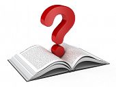 pic of opening  - Open book and a question mark - JPG 