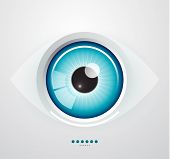 picture of watch  - Abstract glossy eye background - JPG 