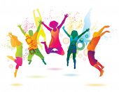 picture of teenager  - Young people on the party  - JPG 