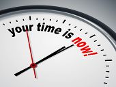 picture of time  - An image of a nice clock with your time is now - JPG 