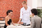 pic of restaurant  - Couple in restaurant - JPG 