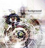 stock photo of computer technology  - Abstract Vector Background - JPG 