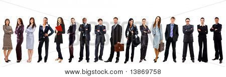 Picture or Photo of Young attractive business people - the elite business team