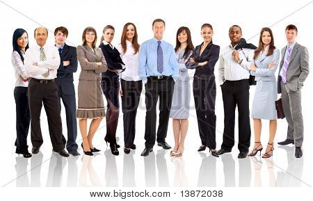Picture or Photo of Young attractive business people - the elite business team