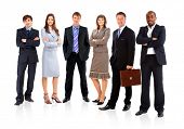picture of business people  - Young attractive business people  - JPG 