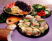 image of food  - assortment of food dishes - JPG 
