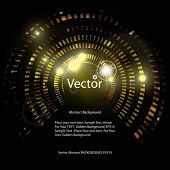 pic of abstract  - Vector Golden Abstract Background - JPG 