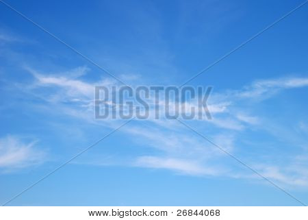 Picture or Photo of Fantastic soft white clouds against blue sky