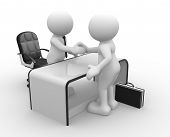 stock photo of partnership  - 3d people  - JPG 