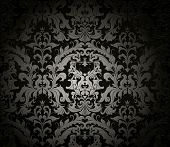 picture of black  - Seamless wallpaper pattern - JPG 
