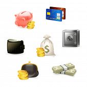 foto of money  - Money Icon Set - JPG 