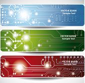 stock photo of internet  - Electronics web banners - JPG 