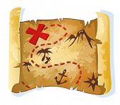 picture of map  - Treasure map - JPG 