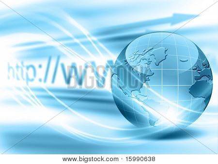 Picture or Photo of Best Internet Concept of global business from concepts series