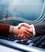 stock photo of handshake  - e - JPG 