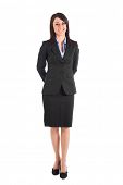 image of business  - Businesswoman portrait full length - JPG 