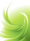 picture of abstract  - Abstract green swirl - JPG 