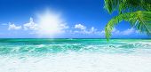 pic of beach  - Beach beautiful panoramic sea view with clean water  - JPG 